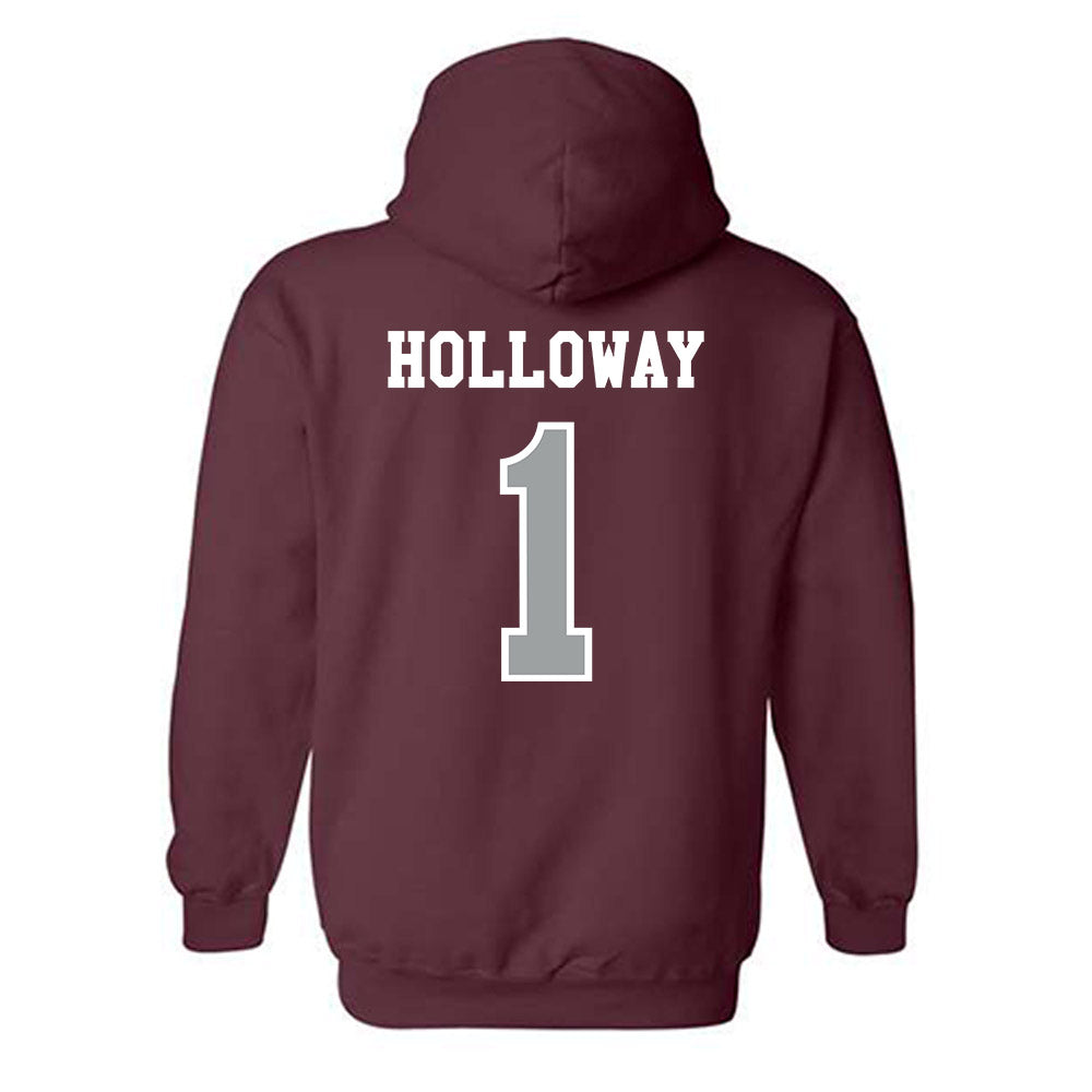 Texas A&M - NCAA Men's Basketball : Josh Holloway - Classic Shersey Hooded Sweatshirt-1