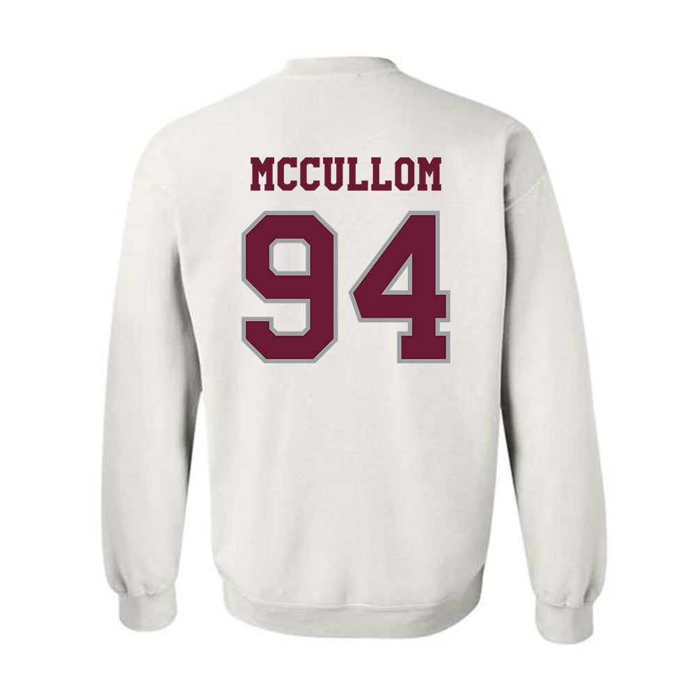 Texas A&M - NCAA Football : Angelo McCullom - Classic Shersey Crewneck Sweatshirt-1