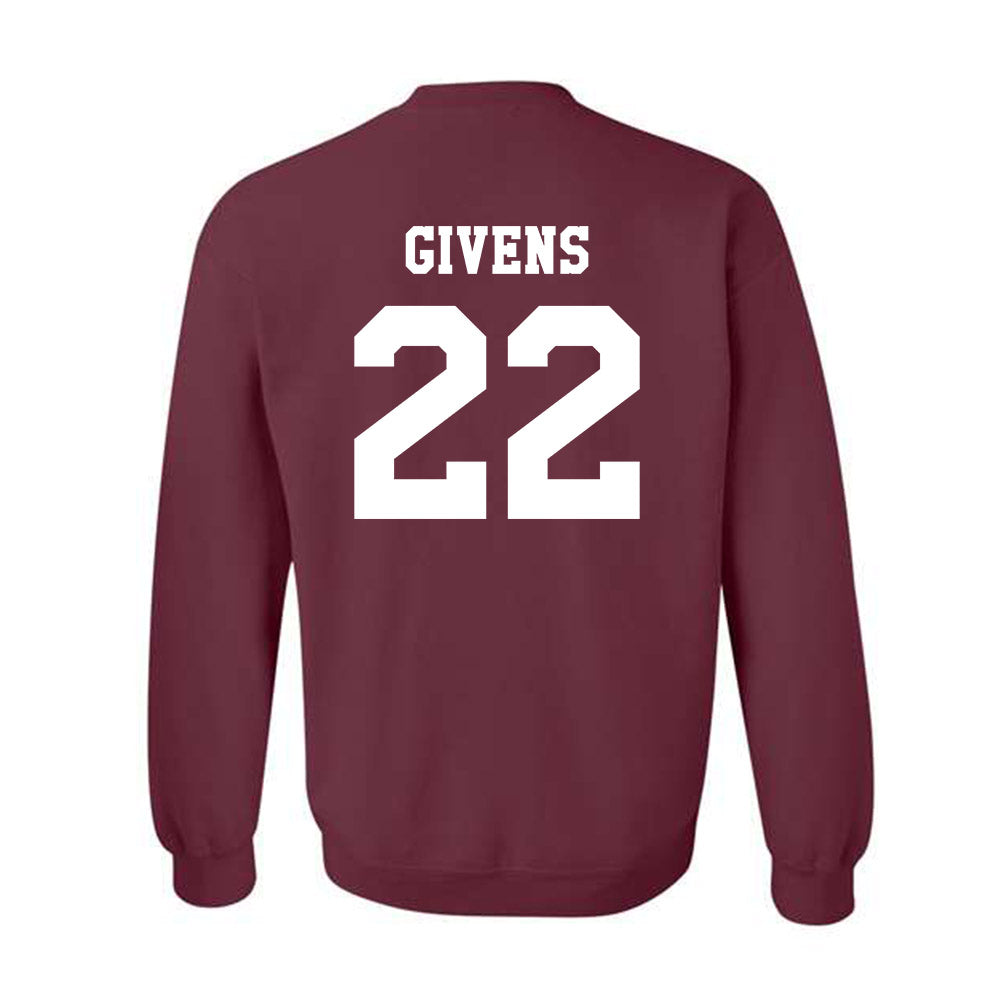 Texas A&M - NCAA Football : Tristian Givens - Classic Shersey Crewneck Sweatshirt-1