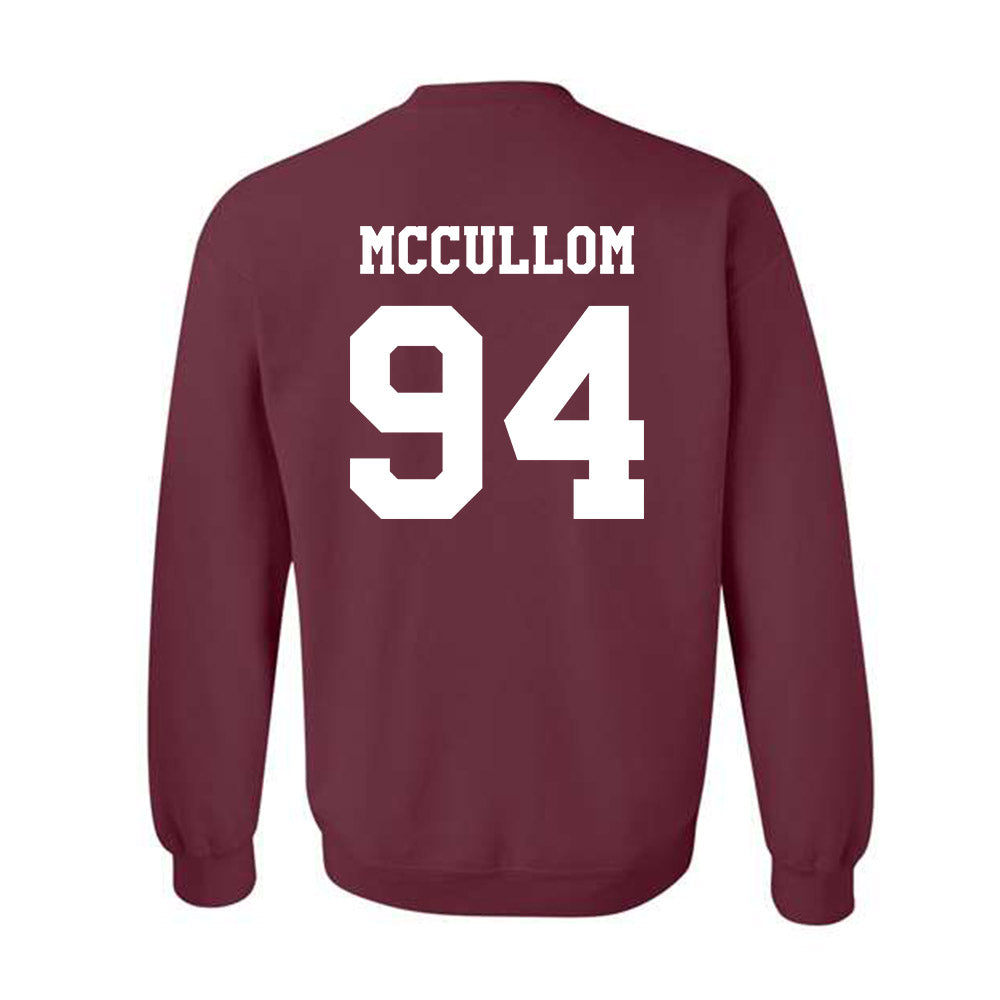 Texas A&M - NCAA Football : Angelo McCullom - Classic Shersey Crewneck Sweatshirt-1