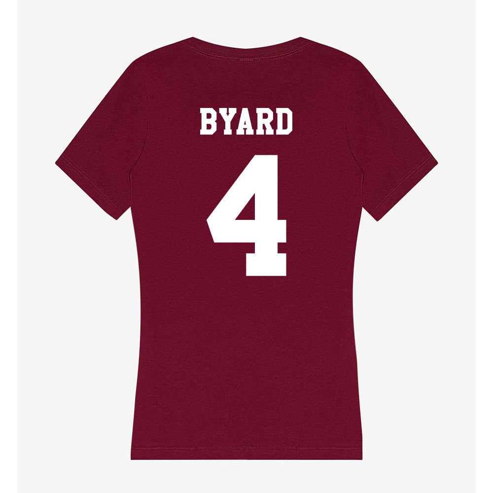 Texas A&M - NCAA Football : Tawfiq Byard - Women's V-Neck T-Shirt-1