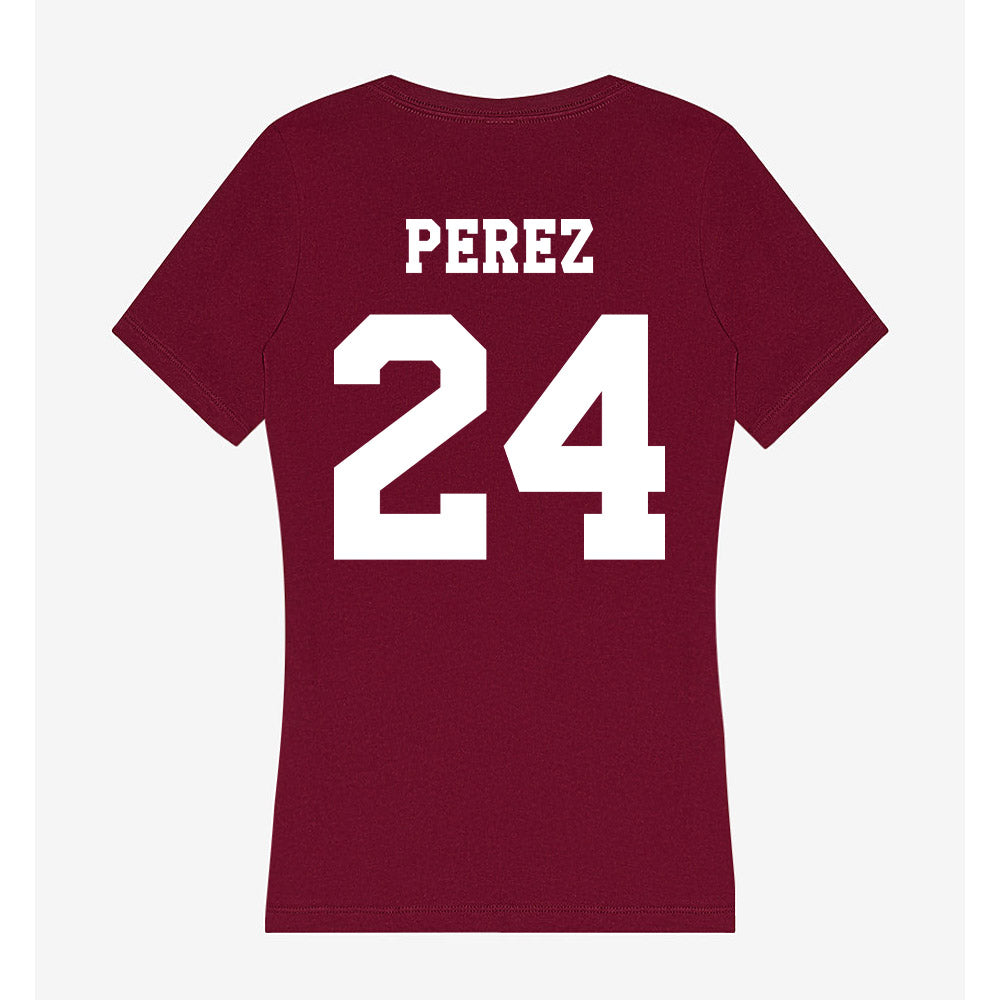 Texas A&M - NCAA Softball : Mya Perez - Classic Shersey Women's V-Neck T-Shirt-1