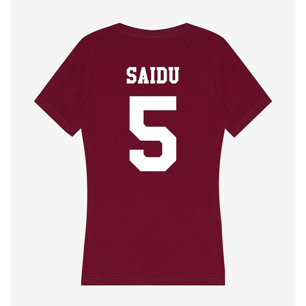 Texas A&M - NCAA Women's Basketball : Vanessa Saidu - Classic Shersey Women's V-Neck T-Shirt-1
