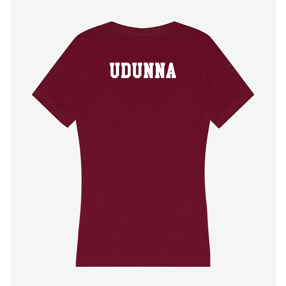 Texas A&M - NCAA Men's Track & Field : Jedidiah Udunna - Women's V-Neck T-Shirt-1