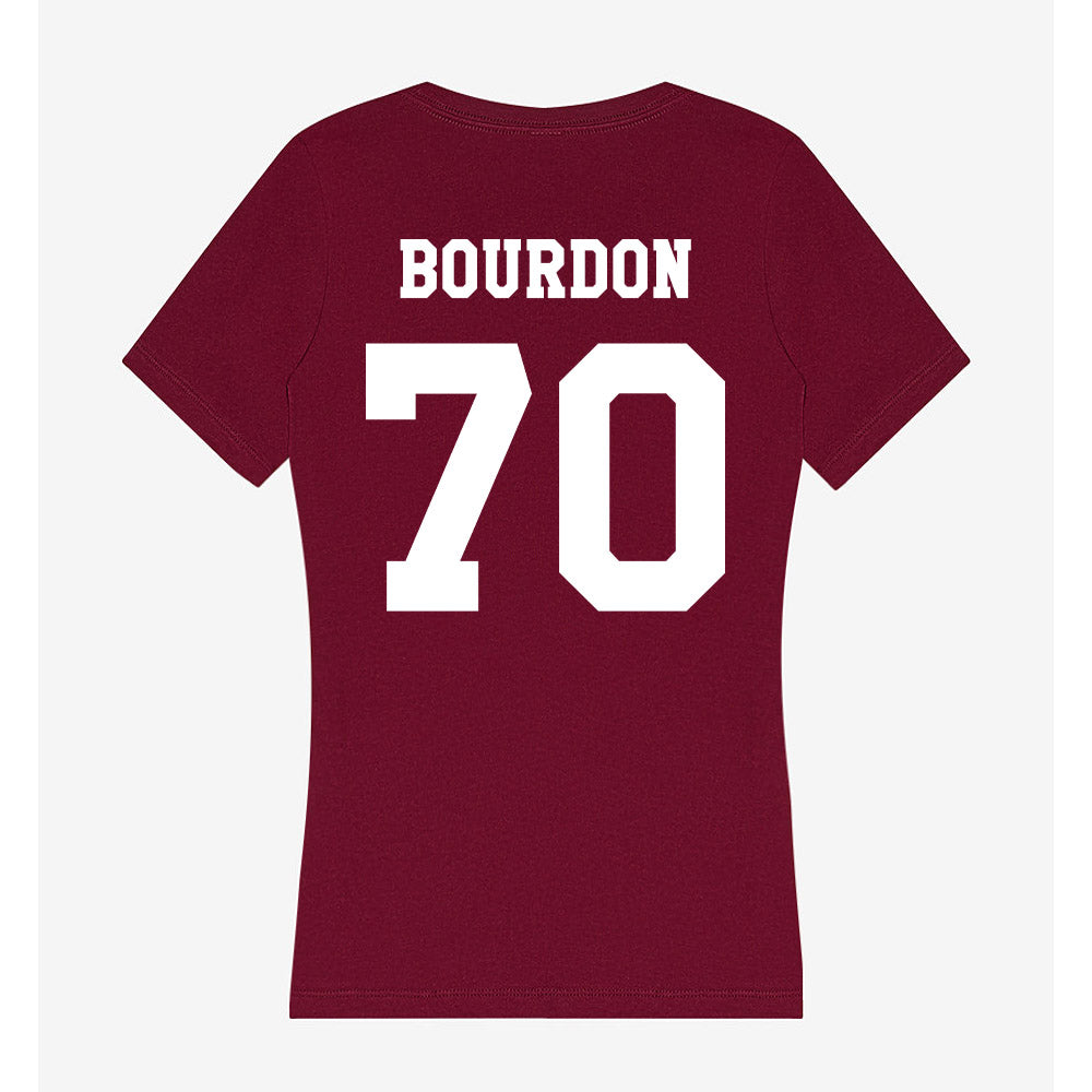 Texas A&M - NCAA Football : Robert Bourdon - Women's V-Neck T-Shirt-1