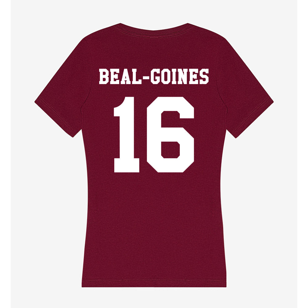 Texas A&M - NCAA Football : Jamar Beal-Goines - Women's V-Neck T-Shirt-1