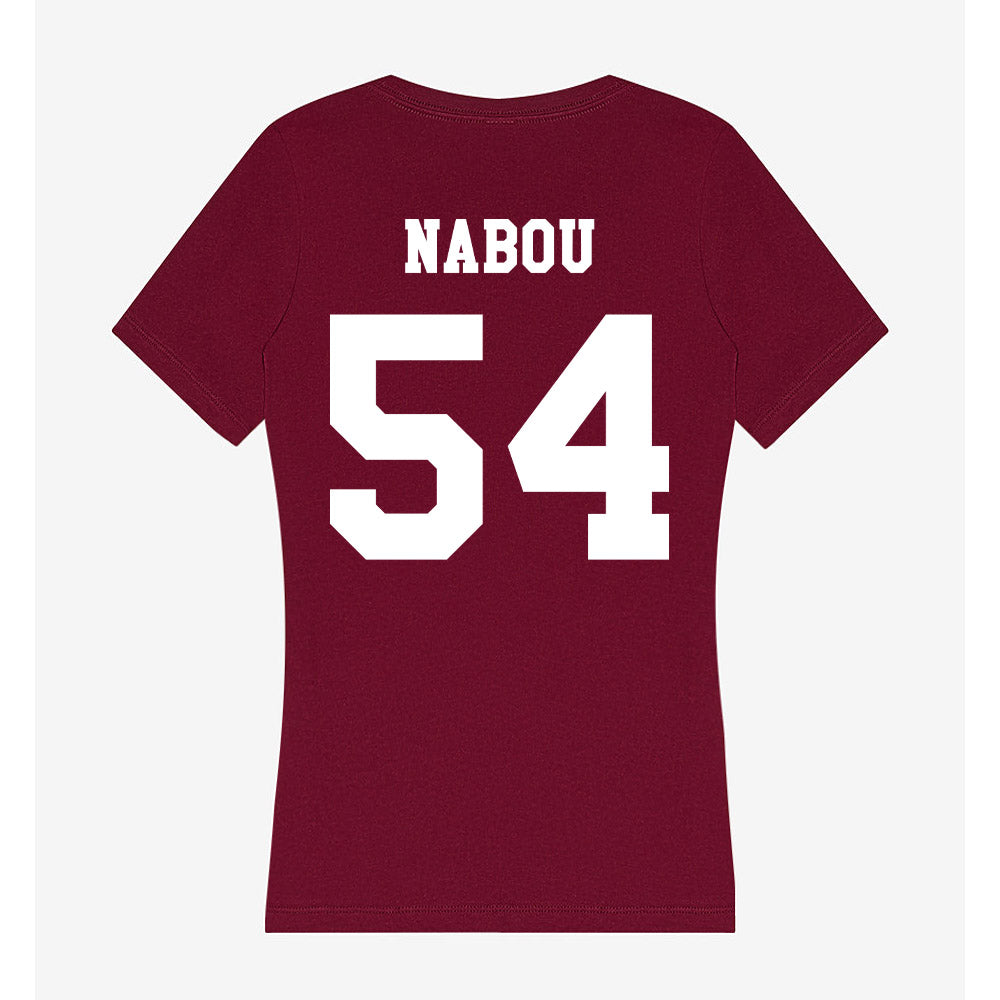 Texas A&M - NCAA Football : Mark Nabou - Women's V-Neck T-Shirt-1