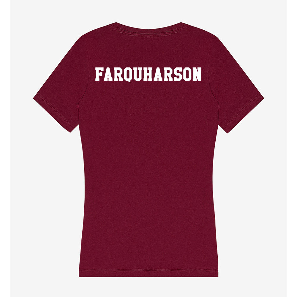 Texas A&M - NCAA Men's Track & Field : Kimar Farquharson - Women's V-Neck T-Shirt-1