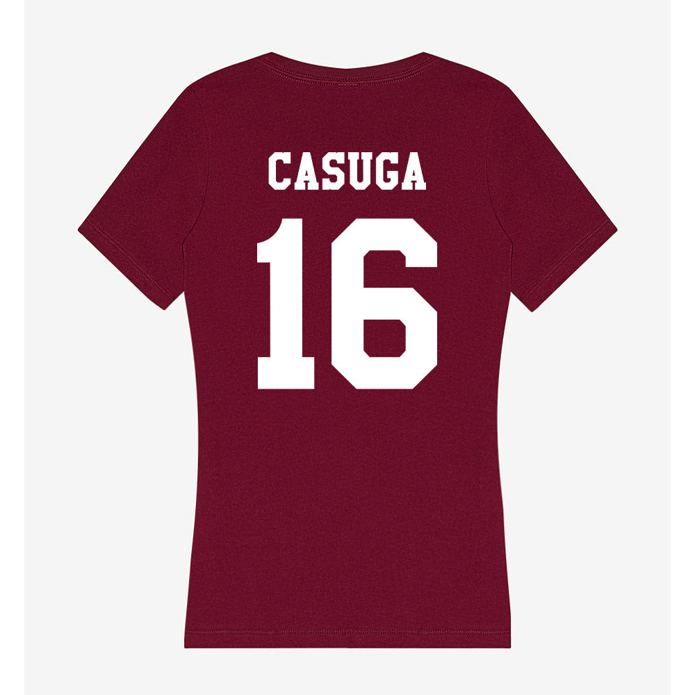 Texas A&M - NCAA Football : Helaman Casuga - Classic Shersey Women's V-Neck T-Shirt-1