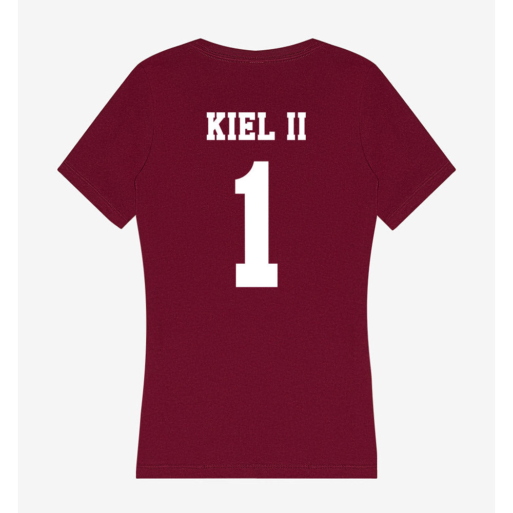 Texas A&M - NCAA Baseball : Terrence Kiel II - Women's V-Neck T-Shirt-1