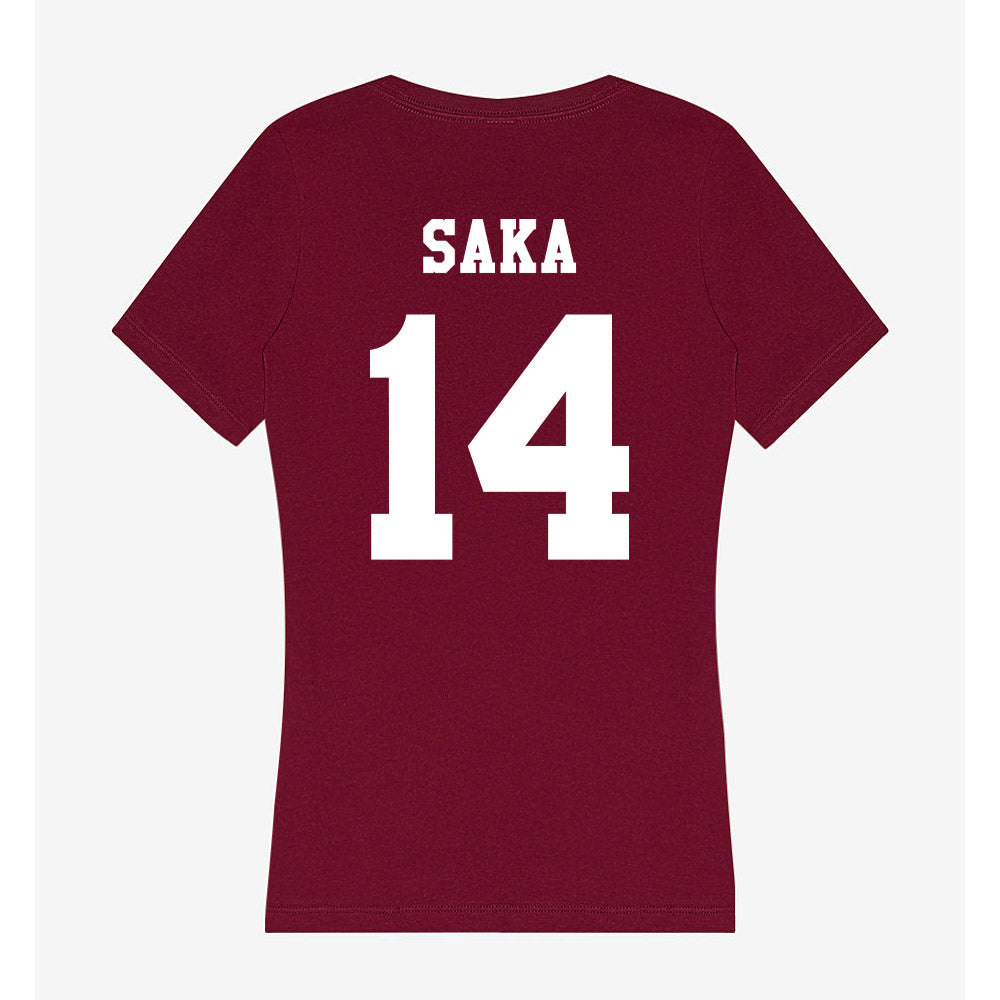 Texas A&M - NCAA Football : Anto Saka - Women's V-Neck T-Shirt-1