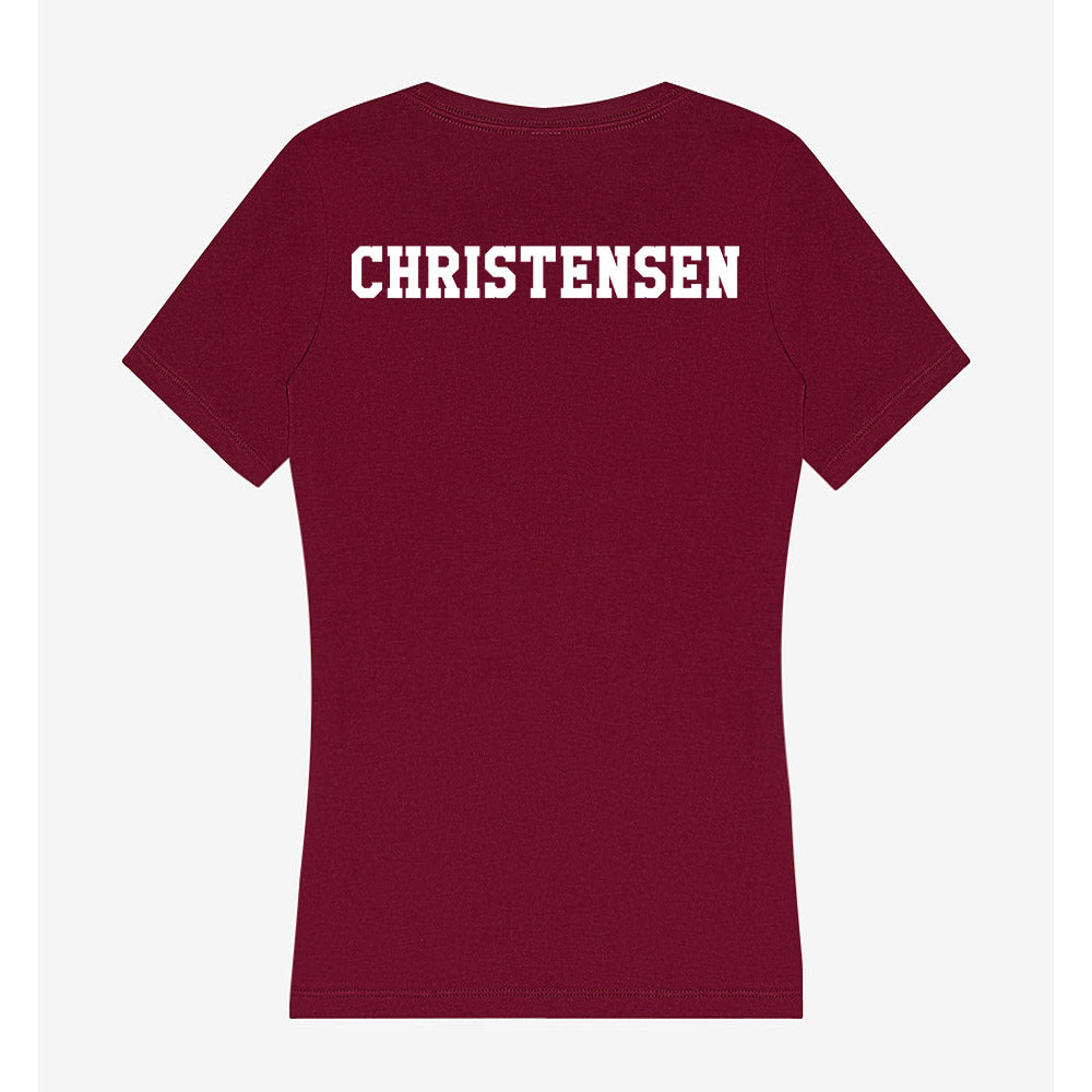 Texas A&M - NCAA Equestrian : Cara Christensen - Classic Shersey Women's V-Neck T-Shirt-1