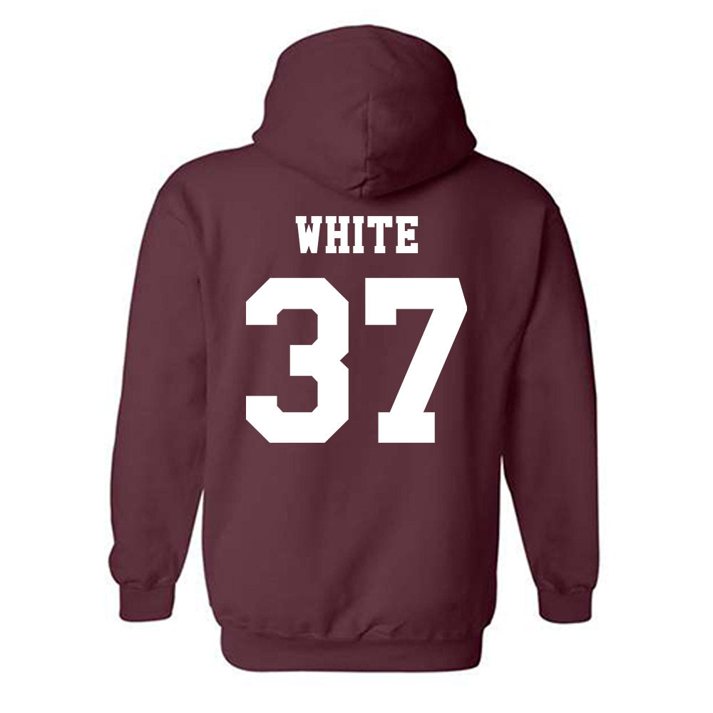 Texas A&M - NCAA Football : Tyler White - Classic Shersey Hooded Sweatshirt-1