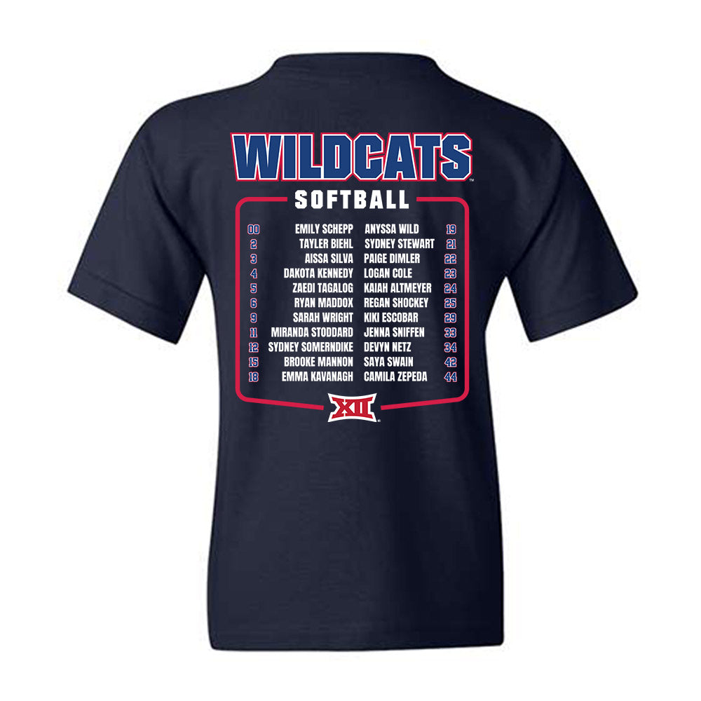 Arizona - NCAA Softball : - Youth T-Shirt-1
