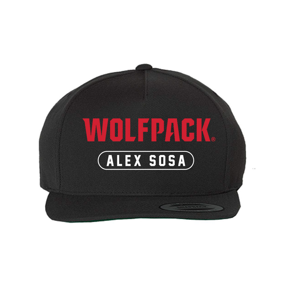 NC State - NCAA Baseball : - Snapback Hat-0