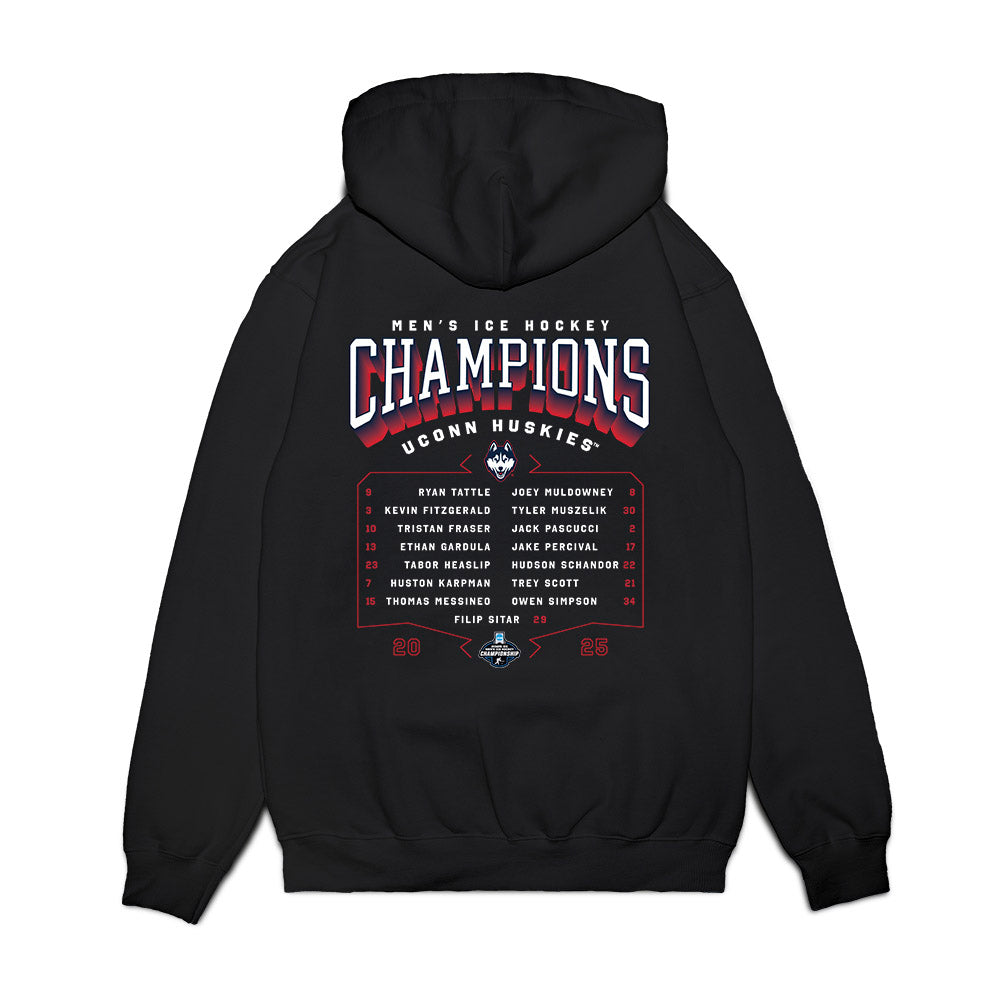 UConn - NCAA Men's Ice Hockey : - Premium Hooded Sweatshirt-1