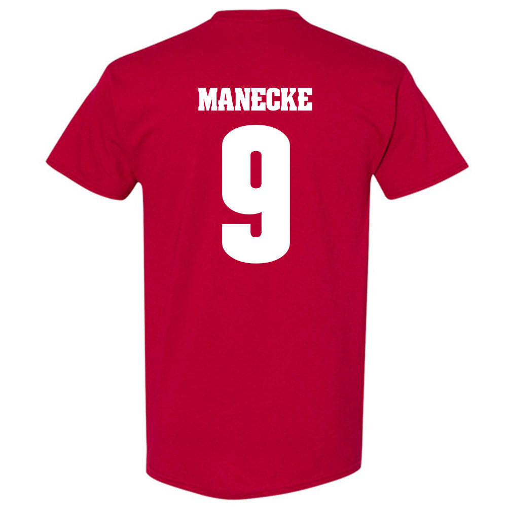 Wisconsin - NCAA Women's Volleyball : Jane Manecke - Classic Shersey T-Shirt-1