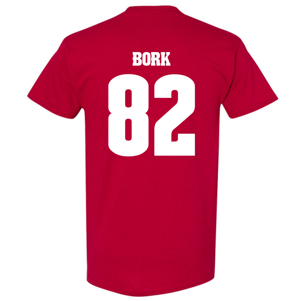 Wisconsin - NCAA Football : Emmett Bork - Classic Shersey T-Shirt-1