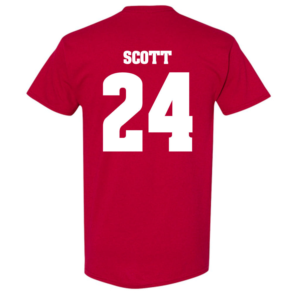 Wisconsin - NCAA Football : Jaimier Scott - Classic Shersey T-Shirt-1