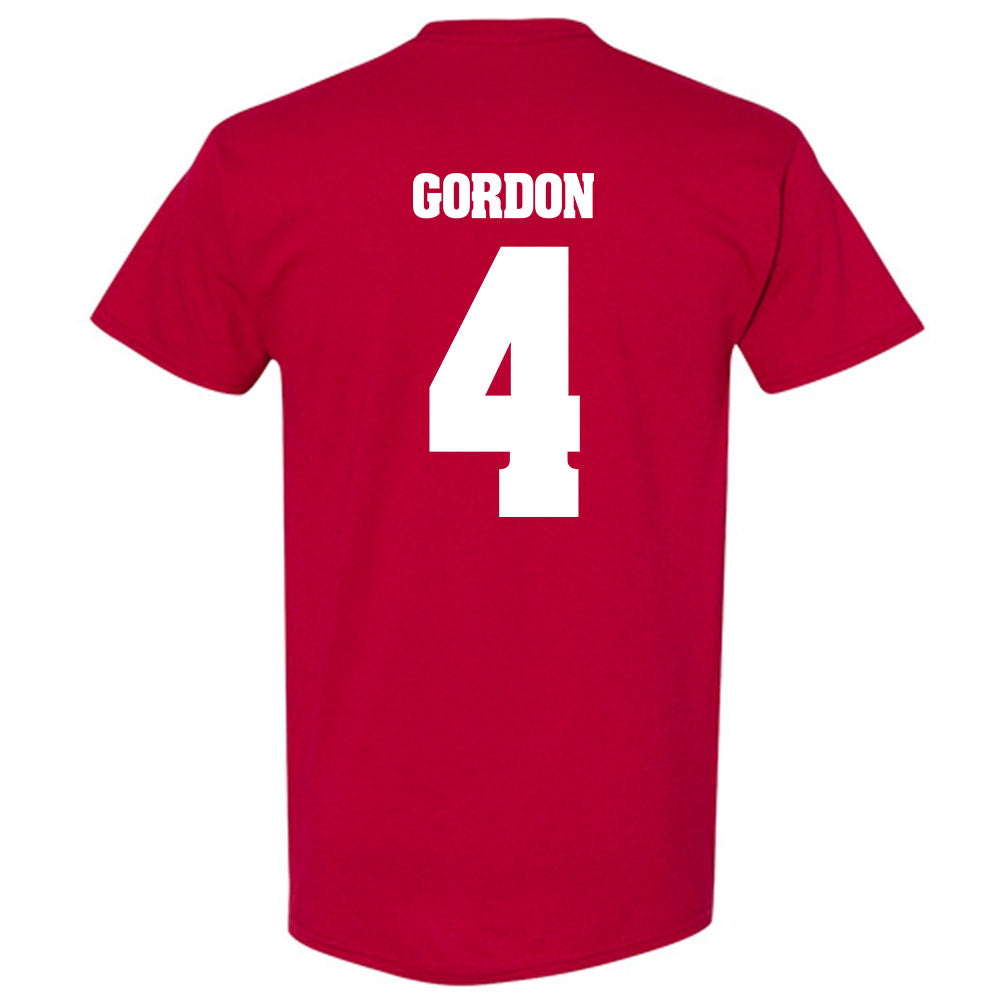 Wisconsin - NCAA Women's Soccer : Taylor Gordon - Classic Shersey T-Shirt-1