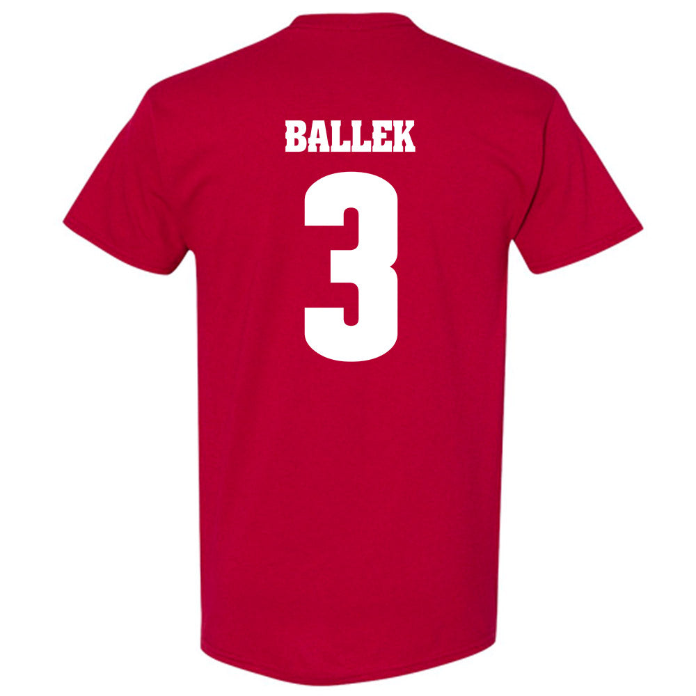 Wisconsin - NCAA Women's Soccer : Abby Ballek - Classic Shersey T-Shirt-1