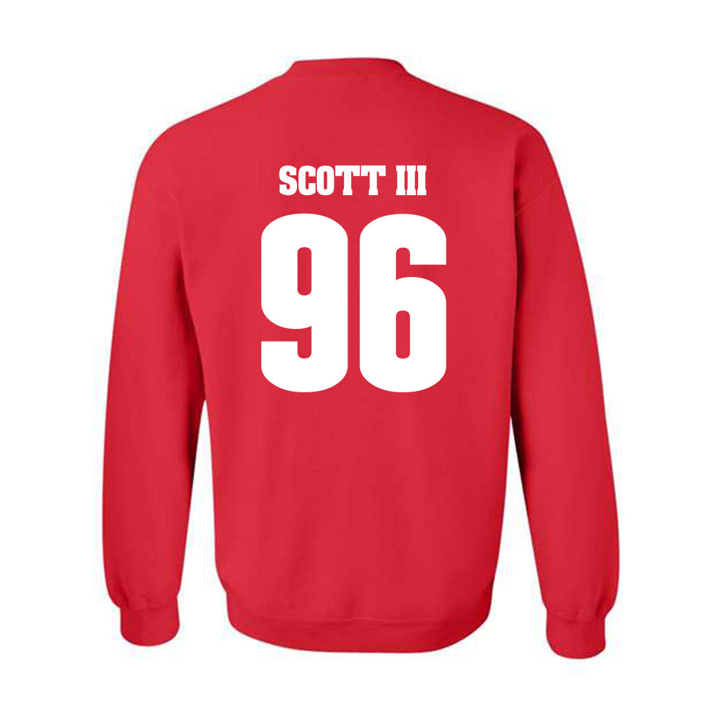 Wisconsin - NCAA Football : Arthur Scott III - Classic Shersey Crewneck Sweatshirt-1
