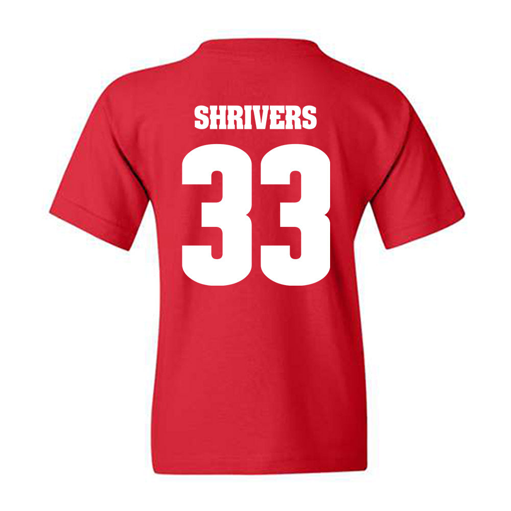 Wisconsin - NCAA Men's Soccer : Luke Shrivers - Classic Shersey Youth T-Shirt-1