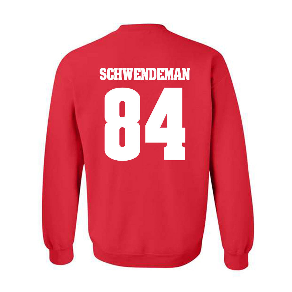 Wisconsin - NCAA Football : Ryan Schwendeman - Classic Shersey Crewneck Sweatshirt-1