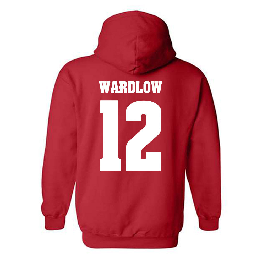 Wisconsin - NCAA Women's Volleyball : Natalie Wardlow - Classic Shersey Hooded Sweatshirt-1