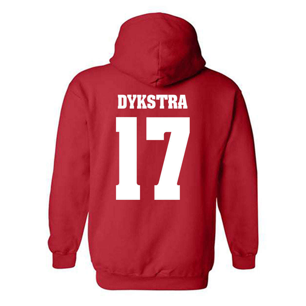Wisconsin - NCAA Women's Soccer : Grace Dykstra - Classic Shersey Hooded Sweatshirt-1