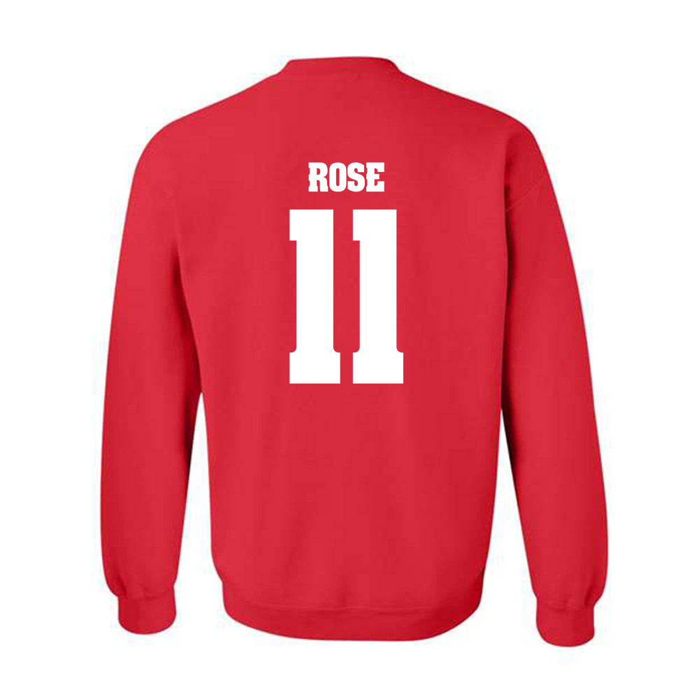 Wisconsin - NCAA Women's Basketball : Caia Rose - Classic Shersey Crewneck Sweatshirt-1