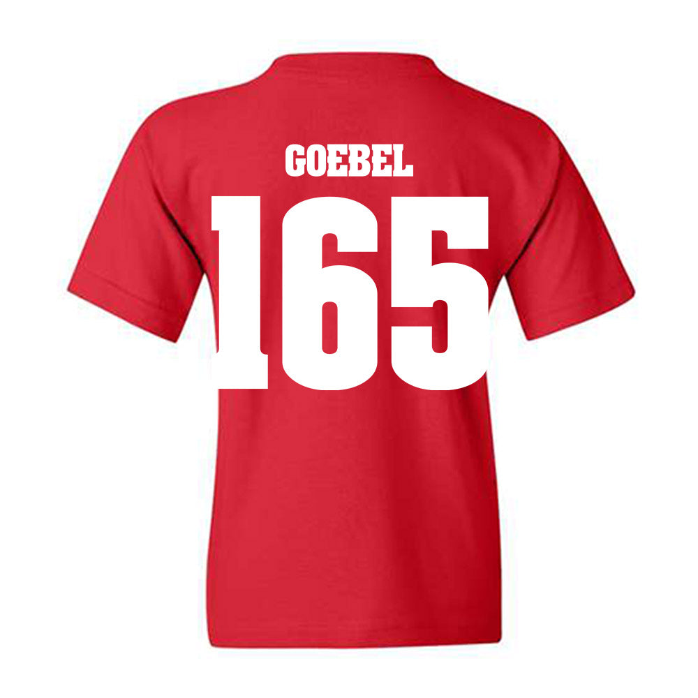 Wisconsin - NCAA Wrestling : Cody Goebel - Classic Shersey Youth T-Shirt-1