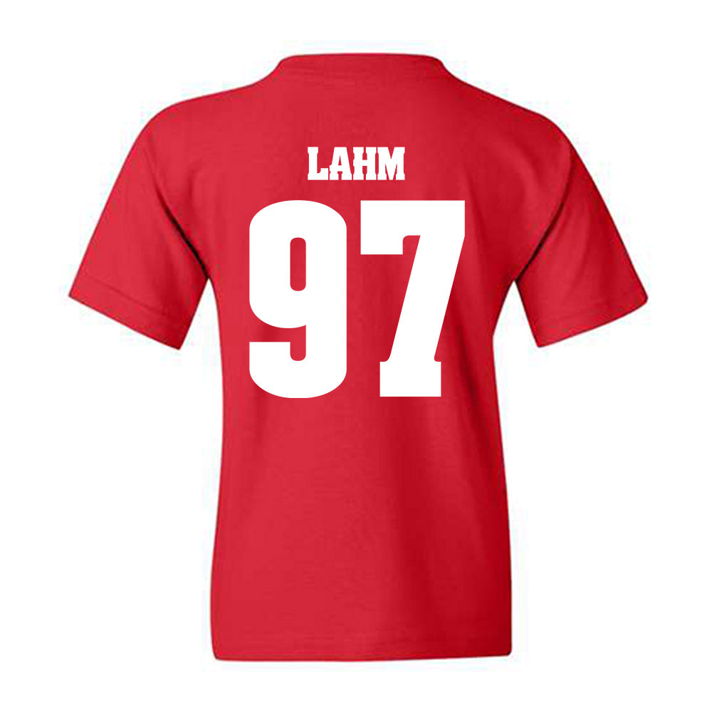 Wisconsin - NCAA Football : Gavin Lahm - Classic Shersey Youth T-Shirt-1