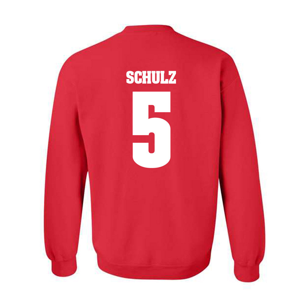 Wisconsin - NCAA Men's Ice Hockey : Zach Schulz - Classic Shersey Crewneck Sweatshirt-1