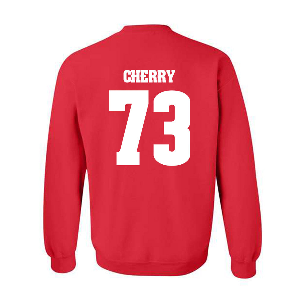 Wisconsin - NCAA Football : Blake Cherry - Classic Shersey Crewneck Sweatshirt-1
