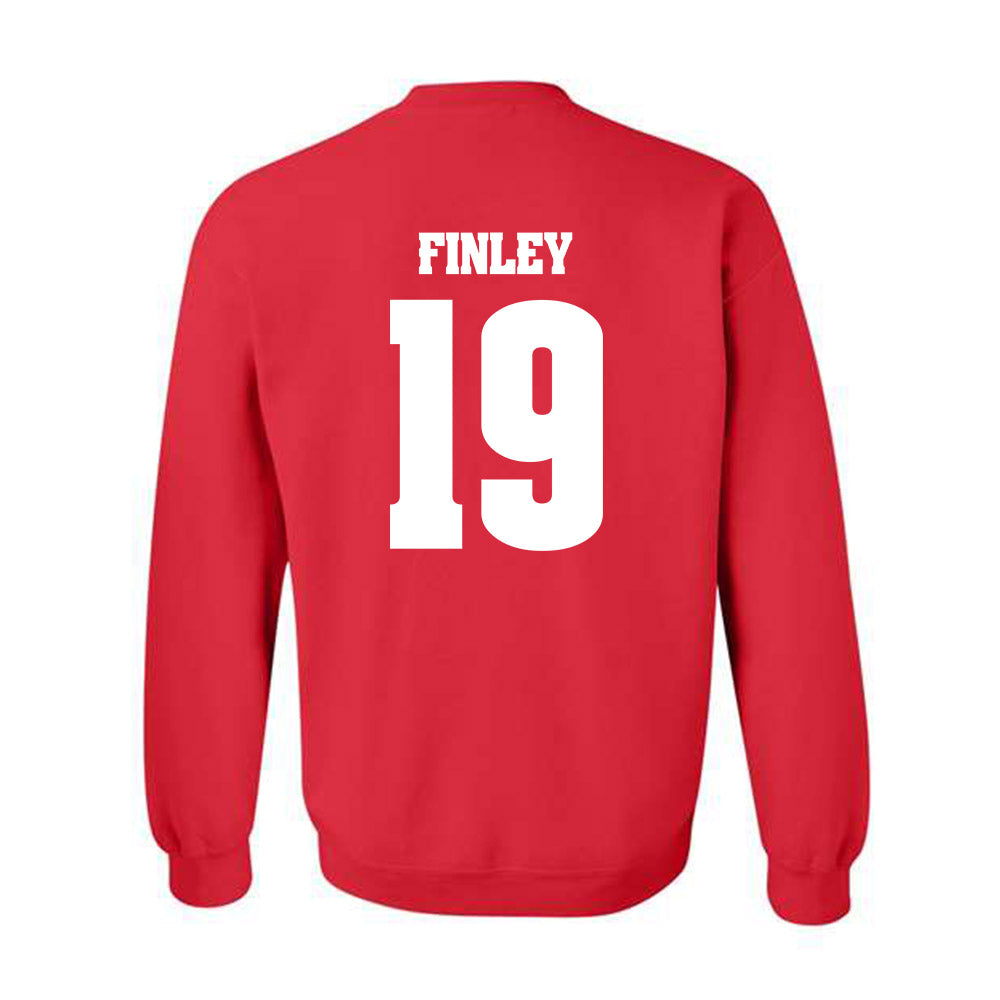 Wisconsin - NCAA Men's Ice Hockey : Quinn Finley - Classic Shersey Crewneck Sweatshirt-1