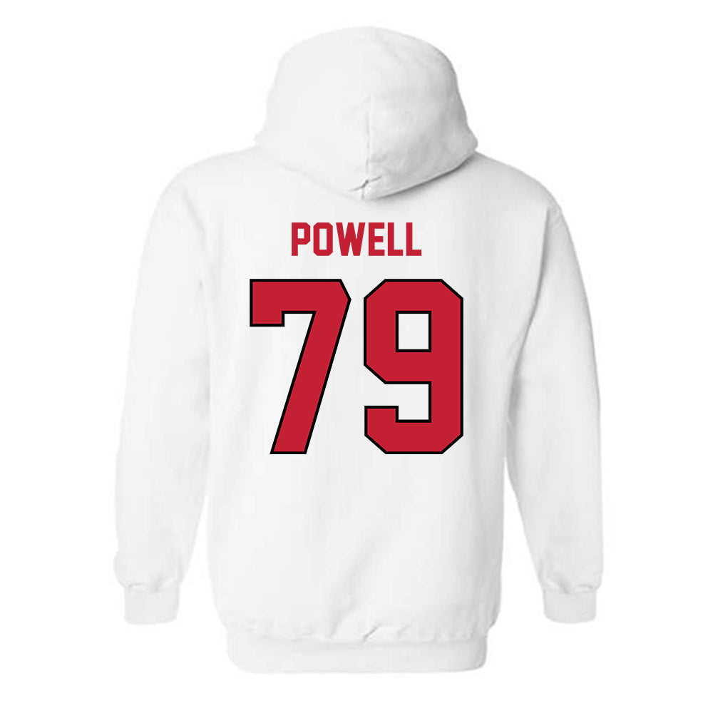 Wisconsin - NCAA Football : Logan Powell - Classic Shersey Hooded Sweatshirt-1
