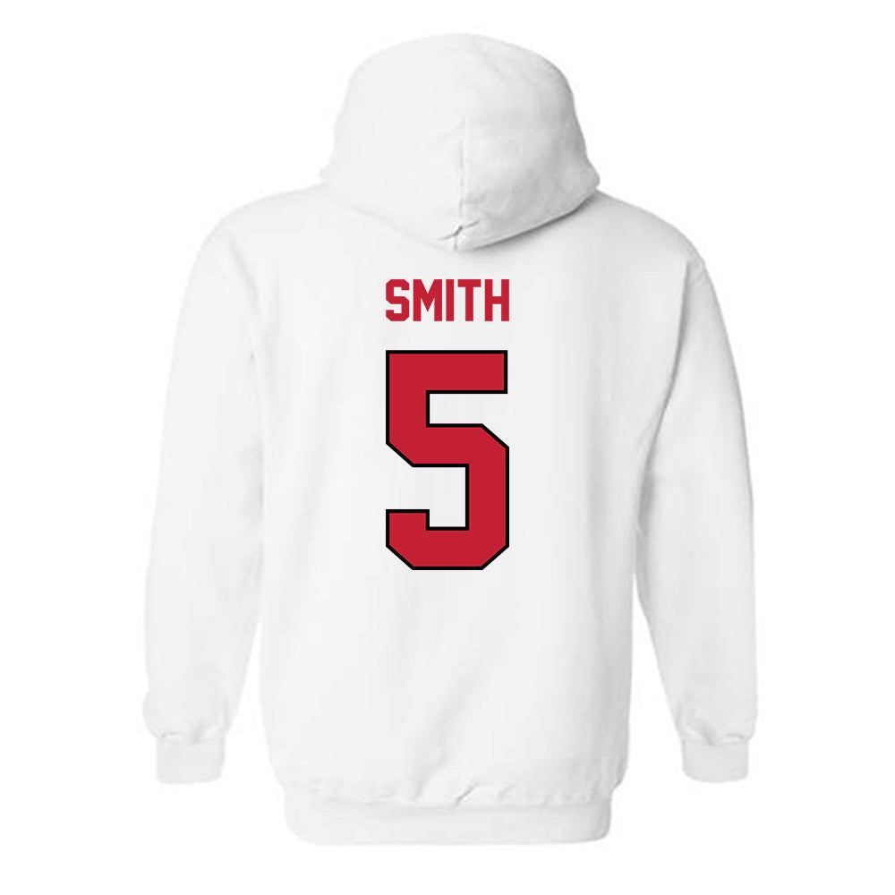 Wisconsin - NCAA Football : Carter Smith - Classic Shersey Hooded Sweatshirt-1