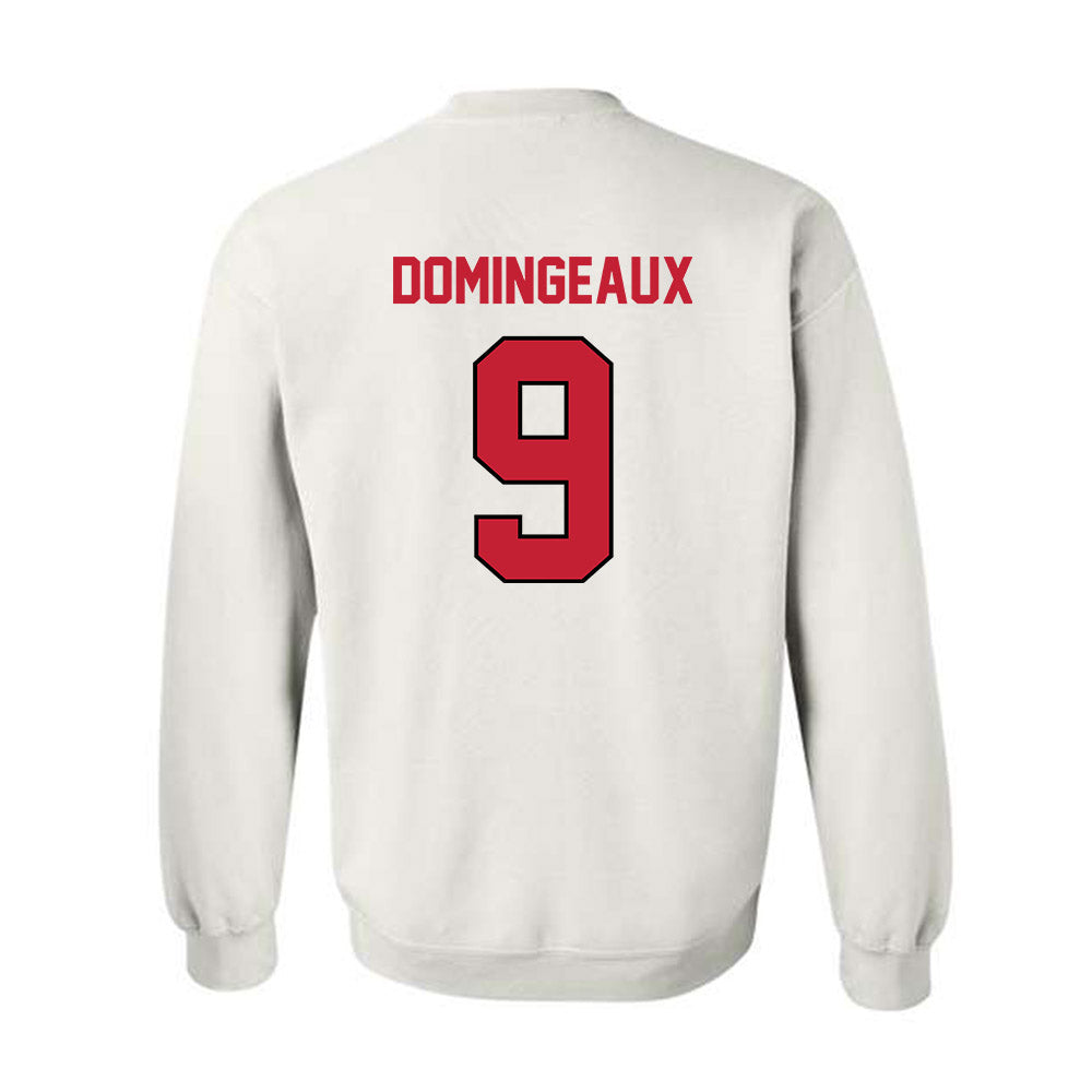 Wisconsin - NCAA Football : Jaylon Domingeaux - Classic Shersey Crewneck Sweatshirt-1