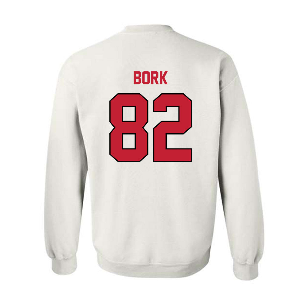 Wisconsin - NCAA Football : Emmett Bork - Classic Shersey Crewneck Sweatshirt-1