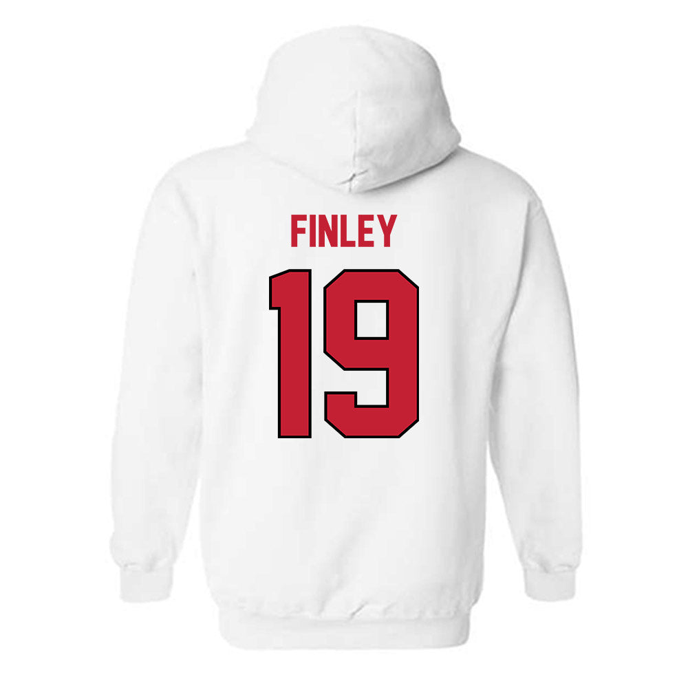 Wisconsin - NCAA Men's Ice Hockey : Quinn Finley - Classic Shersey Hooded Sweatshirt-1