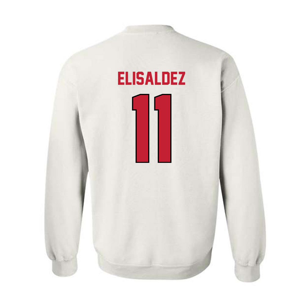Wisconsin - NCAA Women's Basketball : Caia Elisaldez - Classic Shersey Crewneck Sweatshirt-1