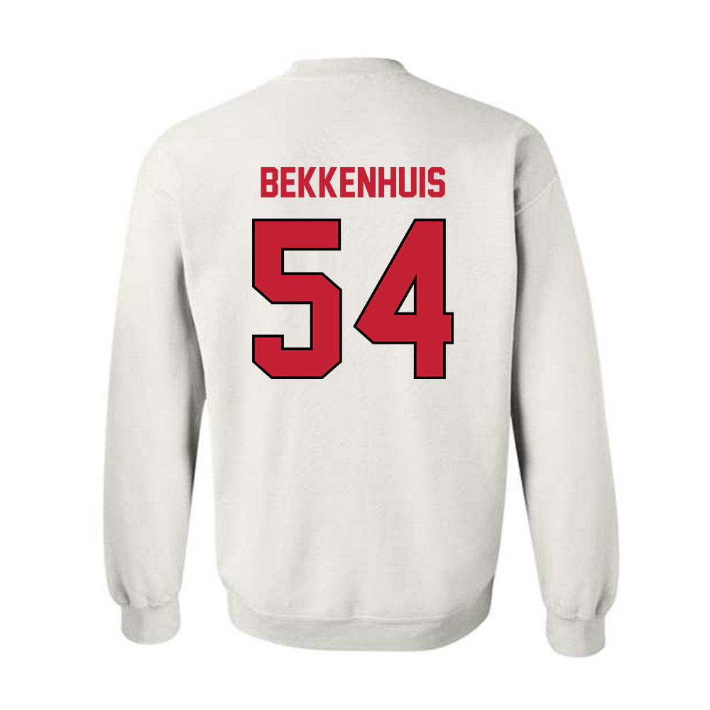 Wisconsin - NCAA Football : Brady Bekkenhuis - Classic Shersey Crewneck Sweatshirt-1