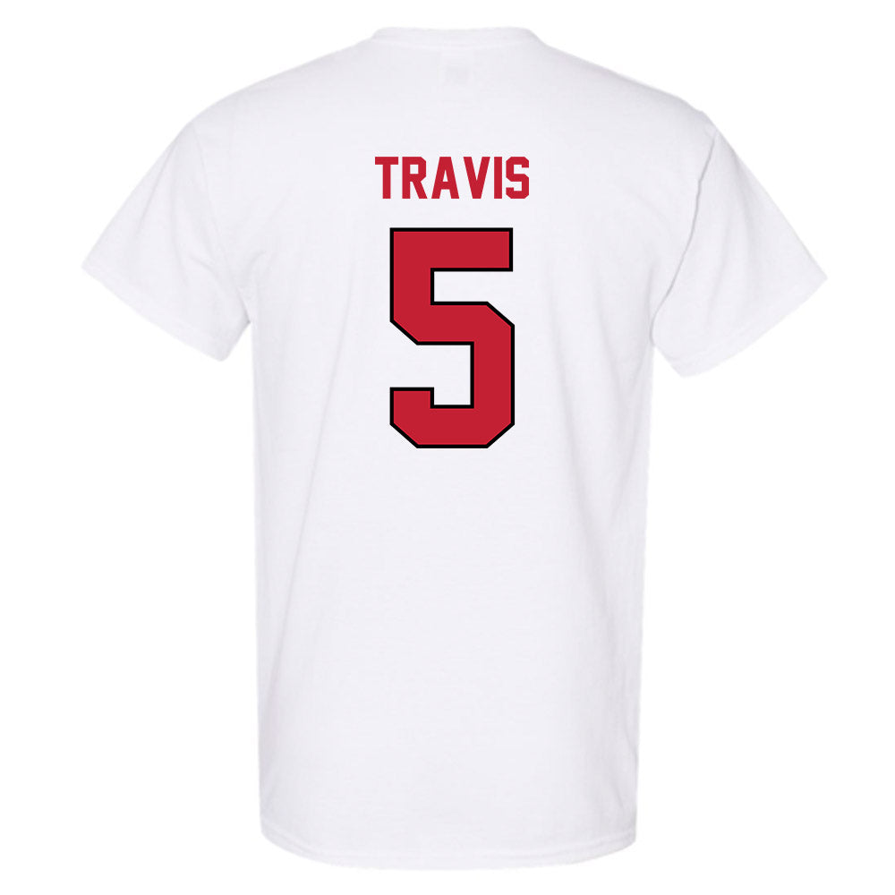 Wisconsin - NCAA Women's Volleyball : Eva Travis - Classic Shersey T-Shirt-1