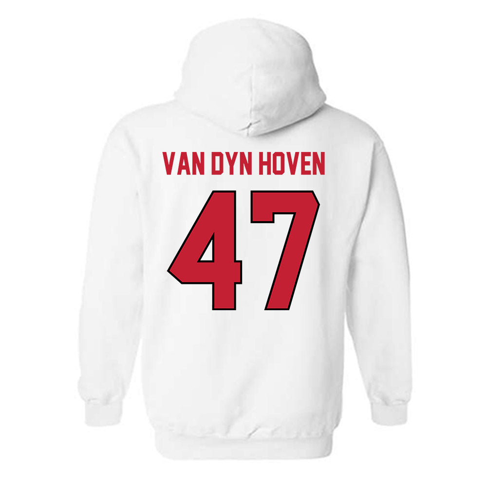 Wisconsin - NCAA Football : Evan Van Dyn Hoven - Classic Shersey Hooded Sweatshirt-1