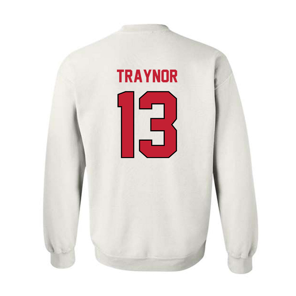 Wisconsin - NCAA Football : Matthew Traynor - Classic Shersey Crewneck Sweatshirt-1