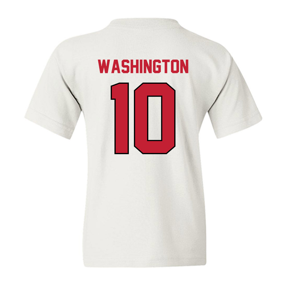 Wisconsin - NCAA Football : Jahmare Washington - Classic Shersey Youth T-Shirt-1