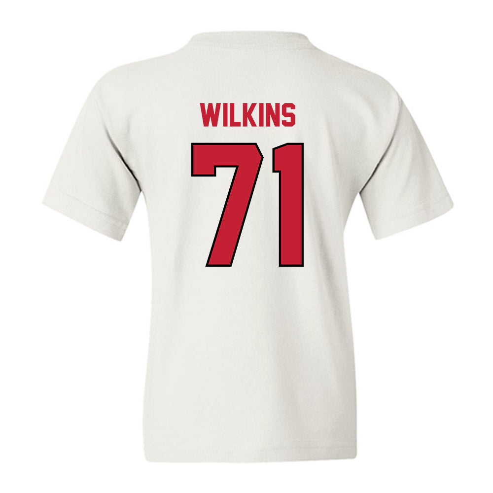 Wisconsin - NCAA Football : Pj Wilkins - Classic Shersey Youth T-Shirt-1