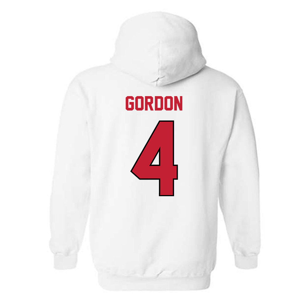 Wisconsin - NCAA Women's Soccer : Taylor Gordon - Classic Shersey Hooded Sweatshirt-1