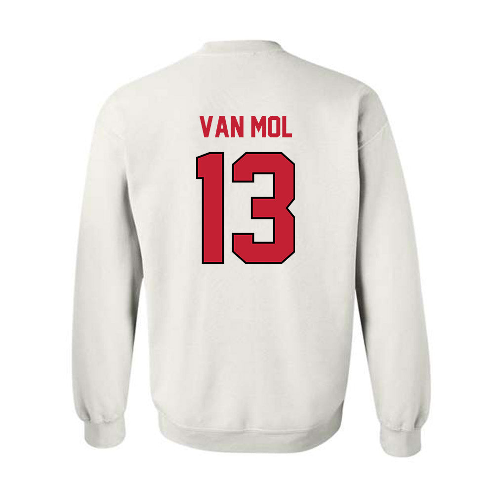 Wisconsin - NCAA Men's Soccer : Arien van Mol - Classic Shersey Crewneck Sweatshirt-1